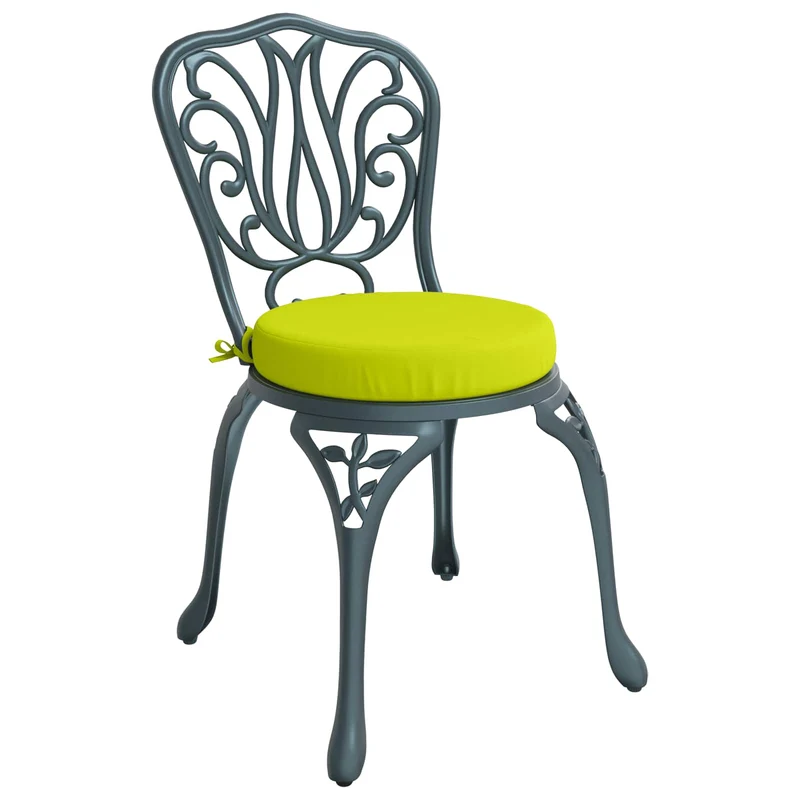 Seat Cushions SOEST 4 pcs 100% Polyester Bright Green