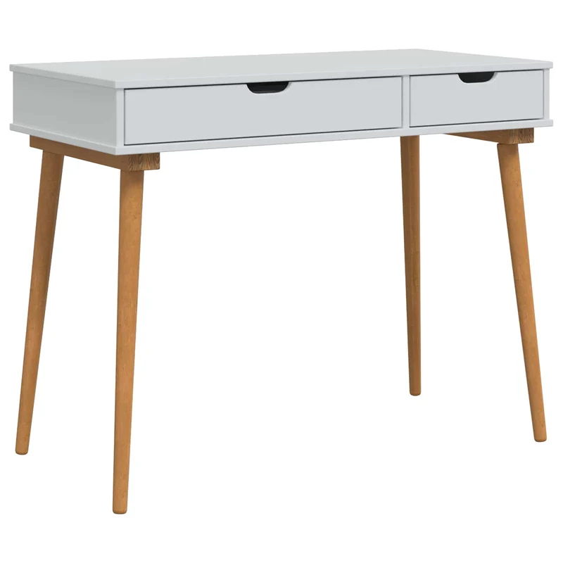 Dressing Table Set FAUSKE 5 pcs White 100 x 50 x 143 cm