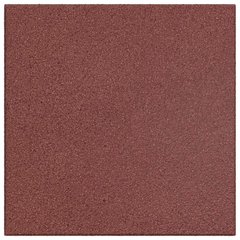 Fall Protection Tiles 24 pcs Red 50 x 50 cm Rubber