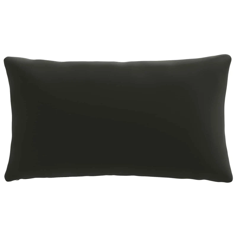 Back Cushion PUTTEN 100% Polyester Black 70 x 40 x 15 cm