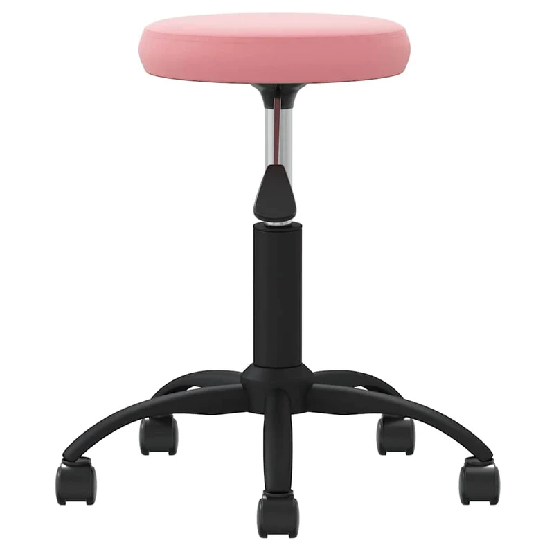 Office Swivel Chair Pink Velvet
