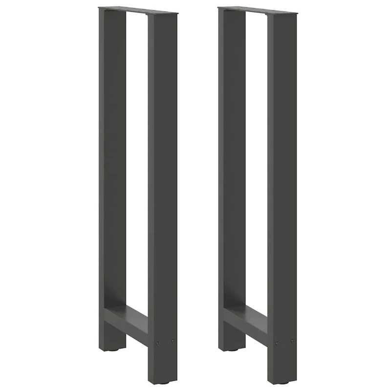 Bar Table Legs Anthracite 2 pcs 50x(110-111) cm Steel
