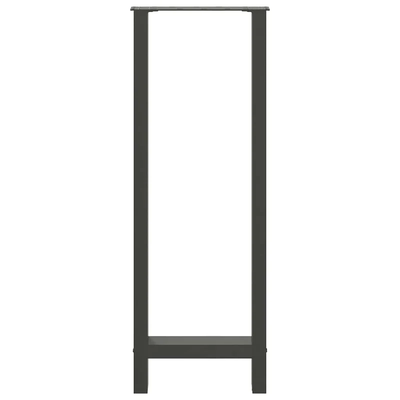 Bar Table Legs Anthracite 2 pcs 50x(110-111) cm Steel