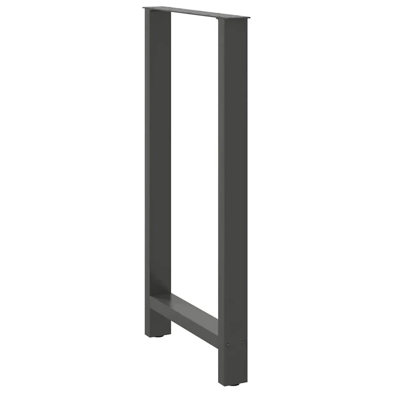 Bar Table Legs Anthracite 2 pcs 60x(110-111) cm Steel