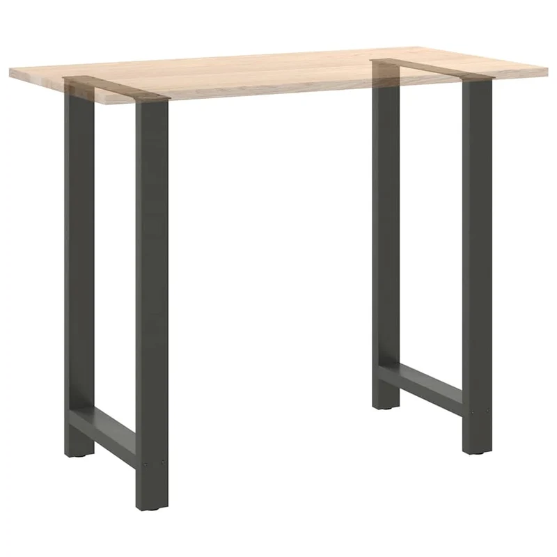 Bar Table Legs Anthracite 2 pcs 60x(110-111) cm Steel