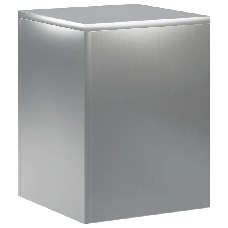 Plant Stand Silver 30 x 30 x 40 cm Steel