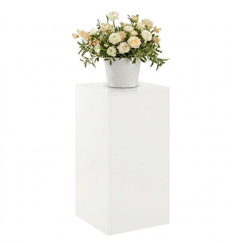 Plant Stand White 30 x 30 x 60 cm Steel