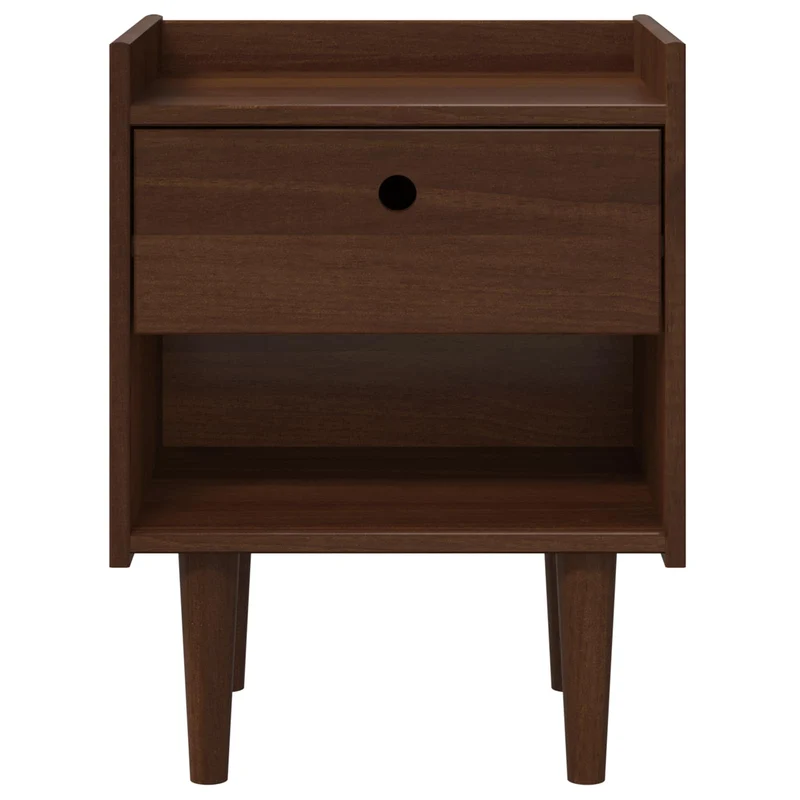 Bedside Table BILBAO Dark Caramel 45 x 35 x 59 cm