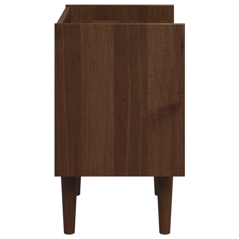 Bedside Table BILBAO Dark Caramel 45 x 35 x 59 cm