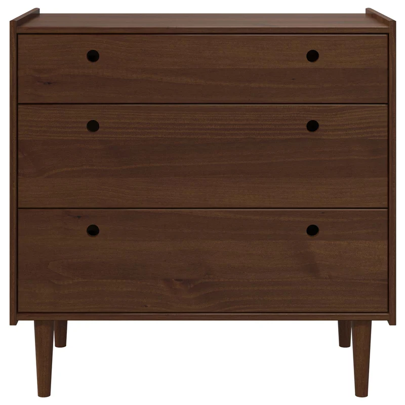 Chest of Drawers BILBAO Dark Caramel 90 x 45 x 89 cm