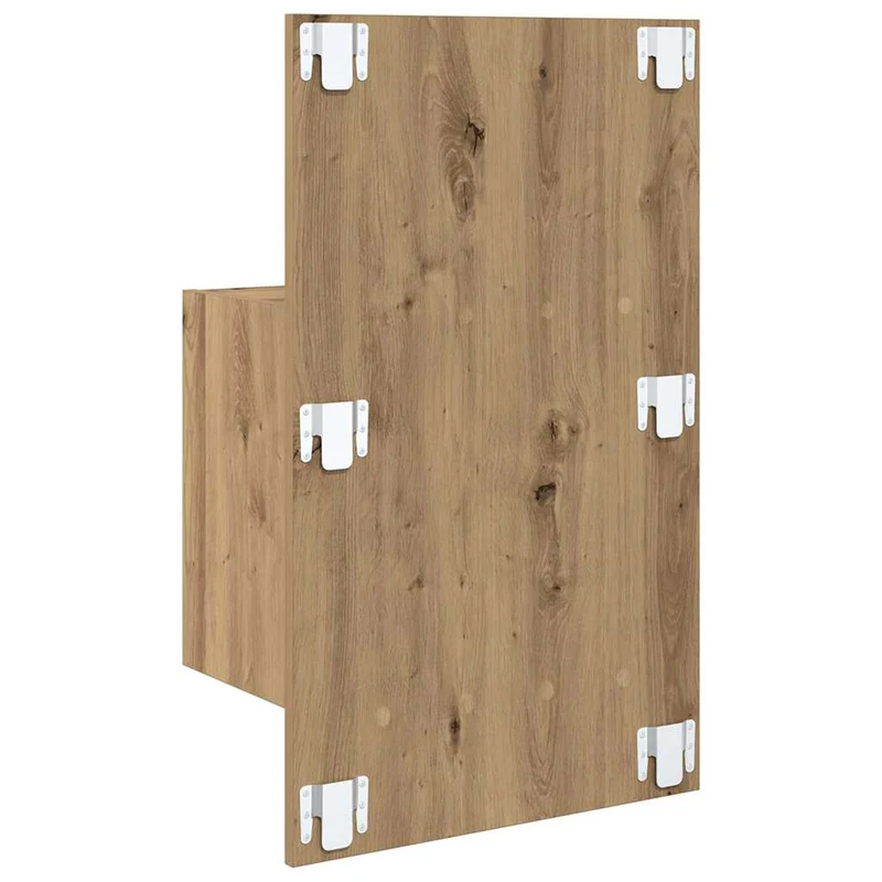 Wall-mounted Bedside Cabinet 2 pcs Artisan Oak