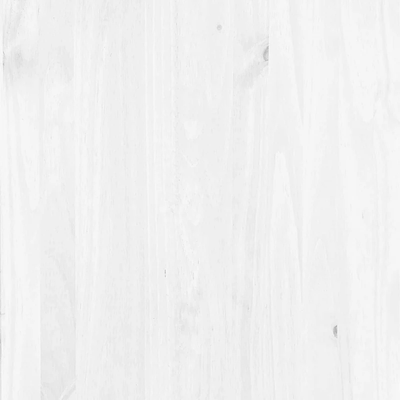 Chest of Drawer ASKIM White 79 x 40 x 133.5 cm Solid Pine Wood