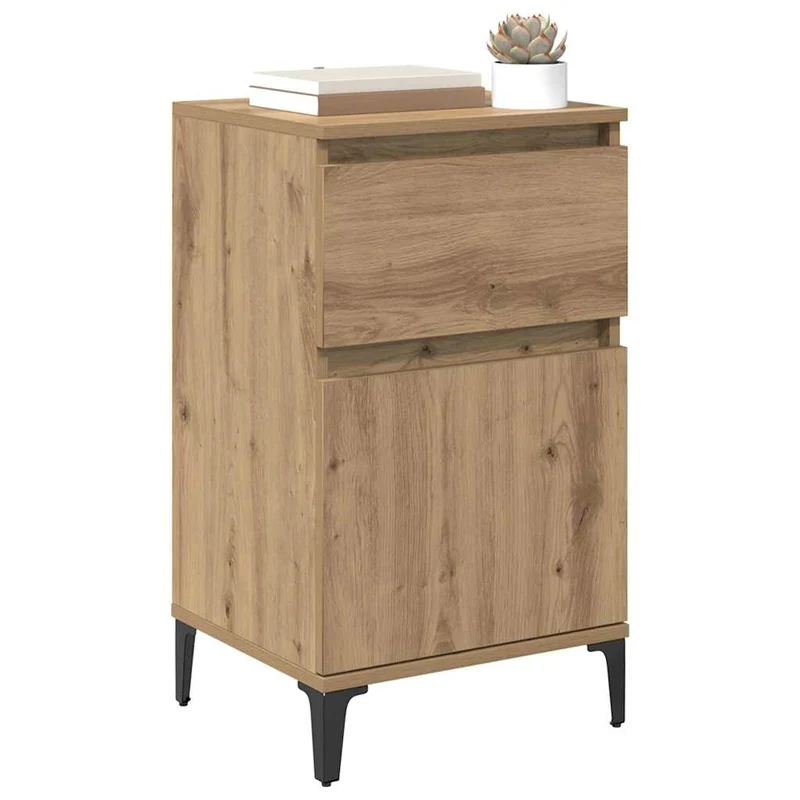Bedside Cabinet 2 pcs Artisan Oak 40 x 35 x 70 cm