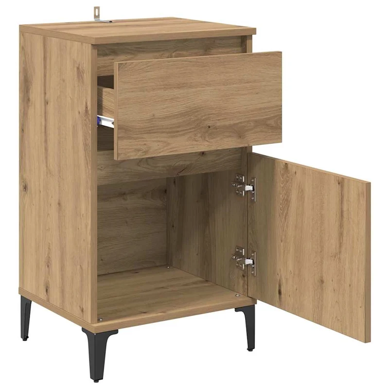 Bedside Cabinet 2 pcs Artisan Oak 40 x 35 x 70 cm