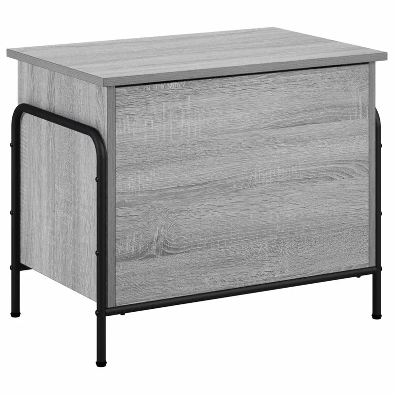 Storage Box Grey Sonoma 60 x 40 x 49.5 cm Engineered Wood