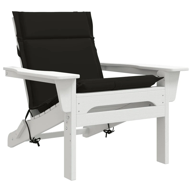 Low Back Chair Cushion GEMERT 6 pcs 100% Polyester Black
