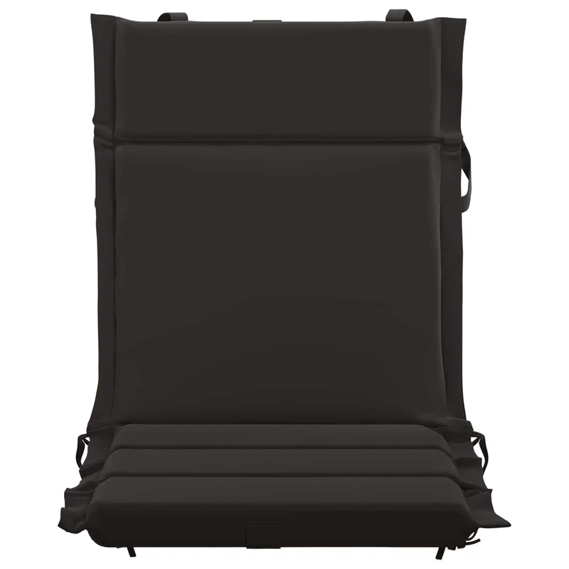Low Back Chair Cushion GEMERT 6 pcs 100% Polyester Black