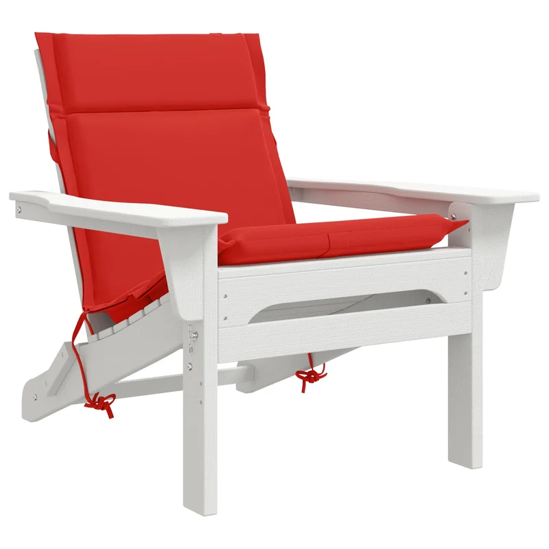 Low Back Chair Cushion GEMERT 6 pcs 100% Polyester Red