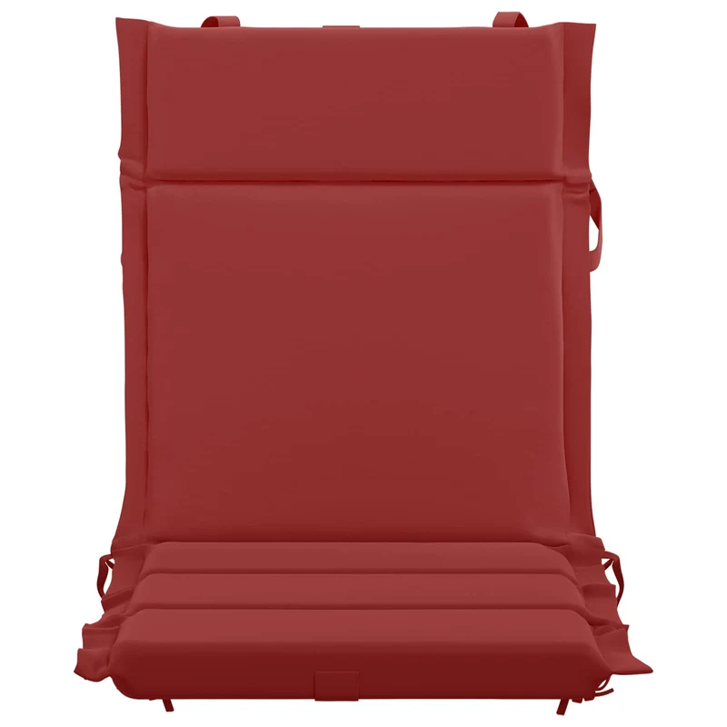 Low Back Chair Cushion GEMERT 6 pcs 100% Polyester Wine Red