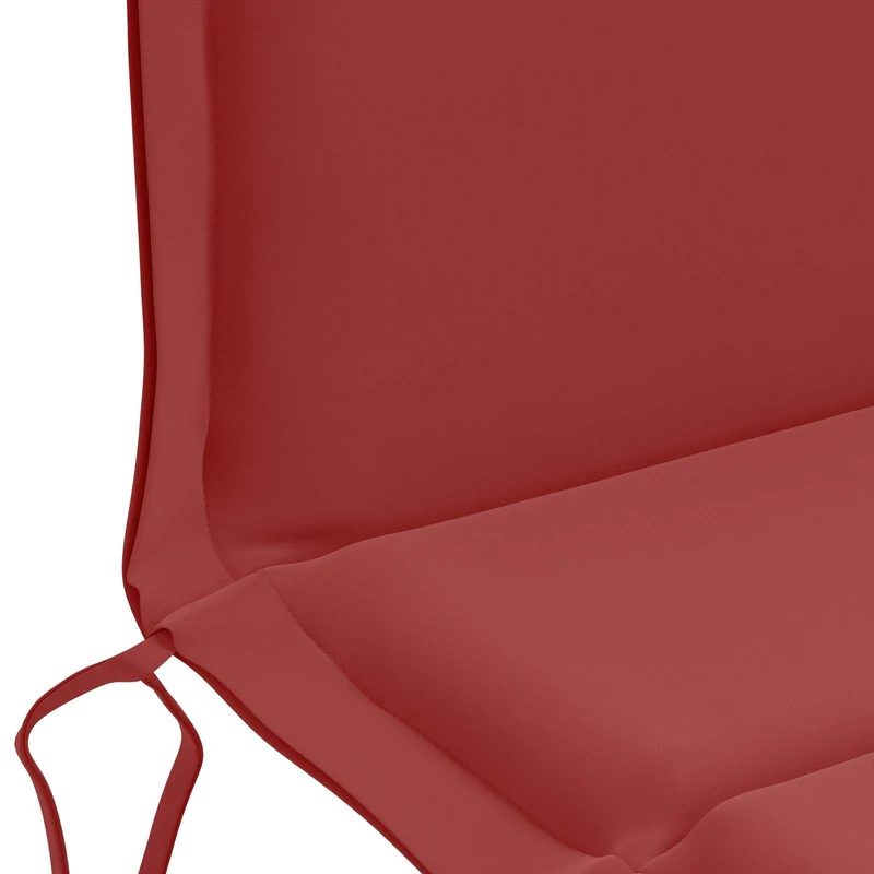 Low Back Chair Cushion GEMERT 6 pcs 100% Polyester Wine Red