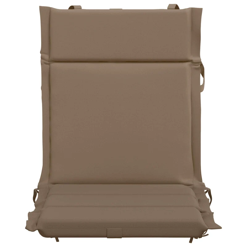 Low Back Chair Cushion GEMERT 6 pcs 100% Polyester Taupe