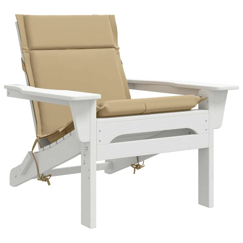 Low Back Chair Cushion GEMERT 6 pcs 100% Polyester Beige