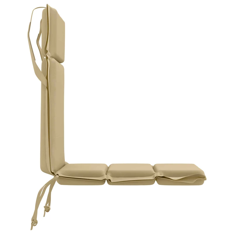 Low Back Chair Cushion GEMERT 6 pcs 100% Polyester Beige