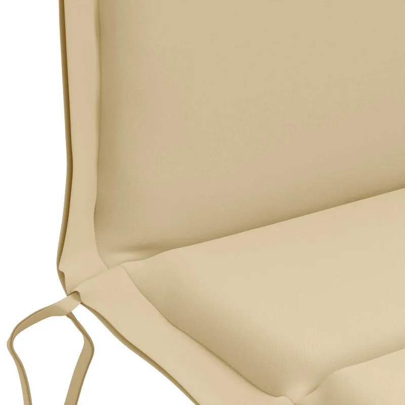Low Back Chair Cushion GEMERT 6 pcs 100% Polyester Beige
