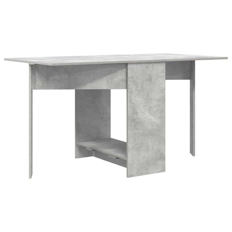 Dinning Table 138 x 70 x 73.5 cm Engineered Wood Concrete Grey