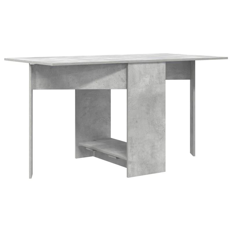 Dinning Table 138 x 70 x 73.5 cm Engineered Wood Concrete Grey