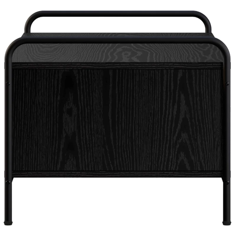 Coffee Table Black Oak 50 x 49 x 41 cm Engineered Wood