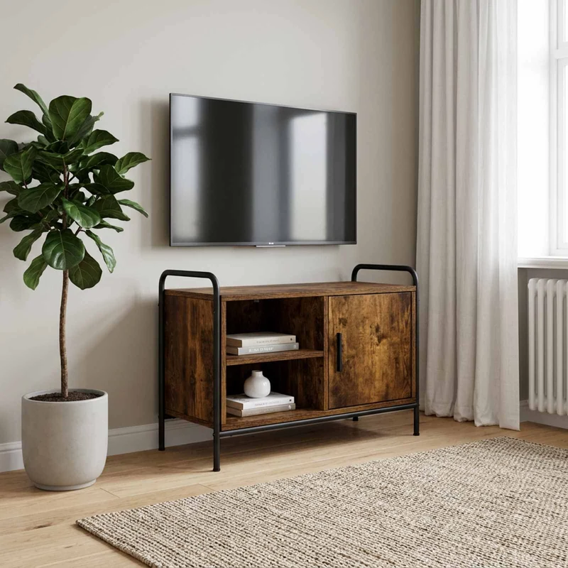 TV Cabinet 67.5 x 33 x 50 cm Smoked Oak
