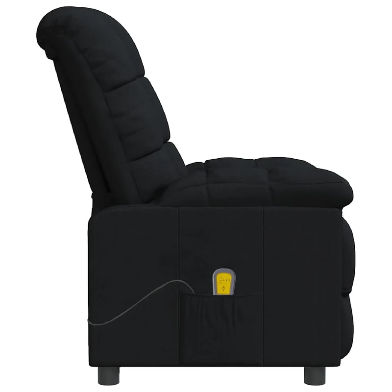 Massage Chair Black Fabric