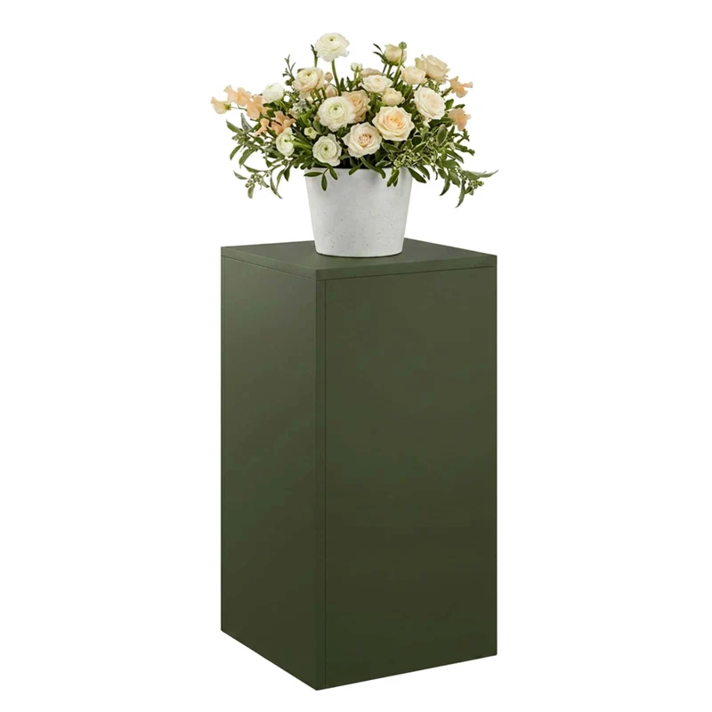 Plant Stand Olive Green 30 x 30 x 60 cm Weathering Steel