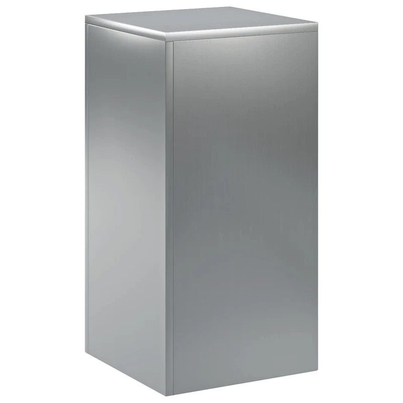 Plant Stand Silver 30 x 30 x 60 cm Steel