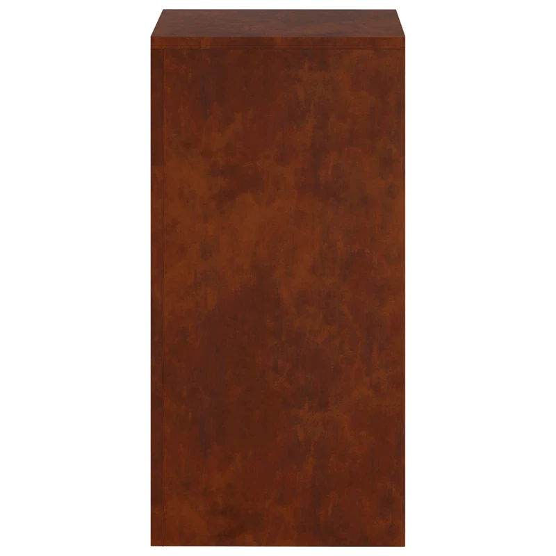 Plant Stand Rusty 30 x 30 x 60 cm Weathering Steel