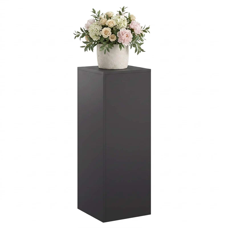 Plant Stand Black 30 x 30 x 80 cm Steel