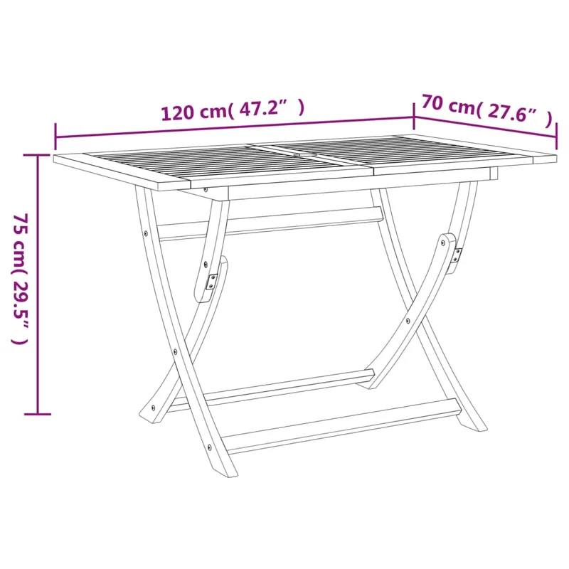 5 Piece Garden Dining Set Solid Wood Acacia