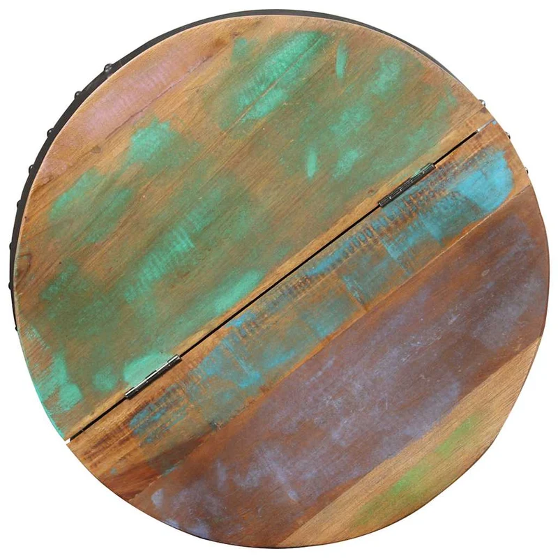 287483 vidaXL Coffee Table 53x43 cm Solid Reclaimed Wood