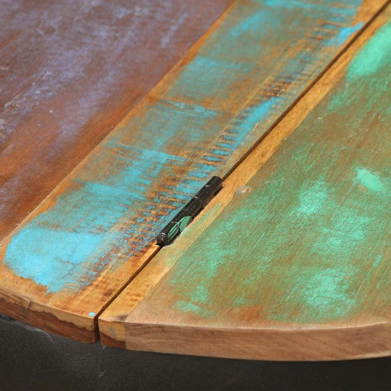 287483 vidaXL Coffee Table 53x43 cm Solid Reclaimed Wood