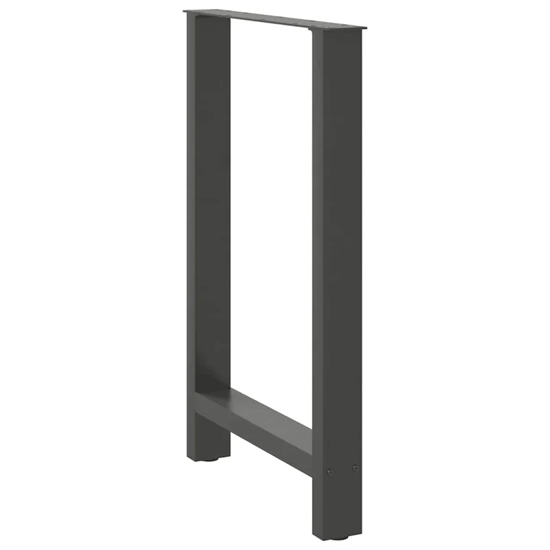 Bar Table Legs Anthracite 2 pcs 60x(90-91) cm Steel