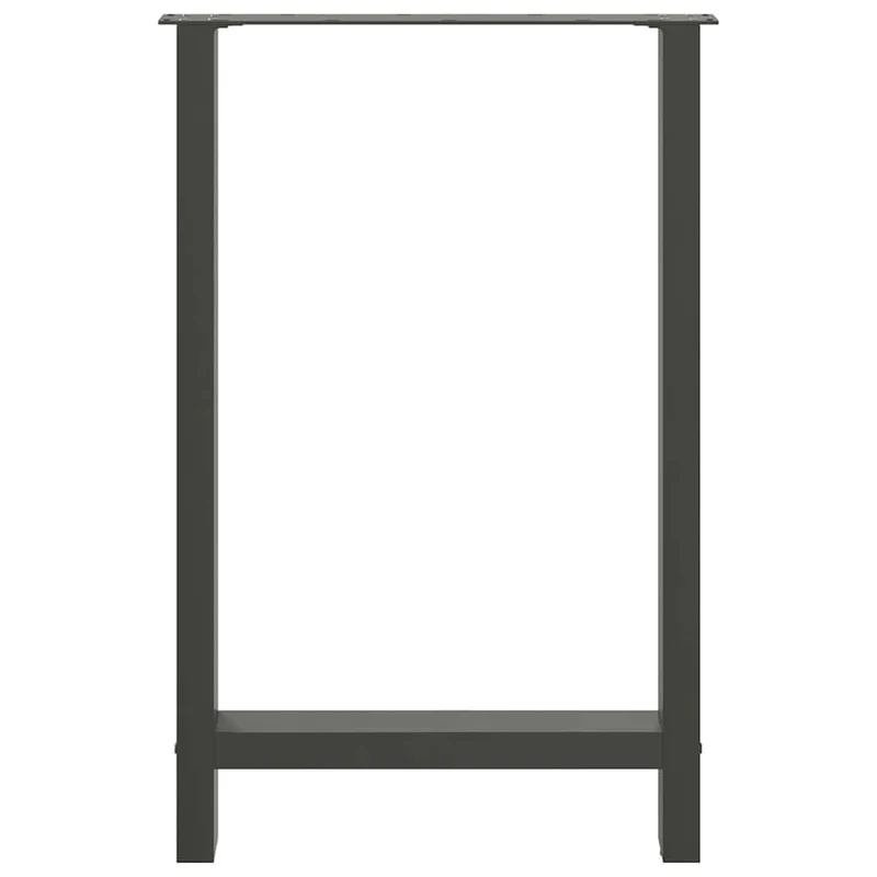 Bar Table Legs Anthracite 2 pcs 60x(90-91) cm Steel