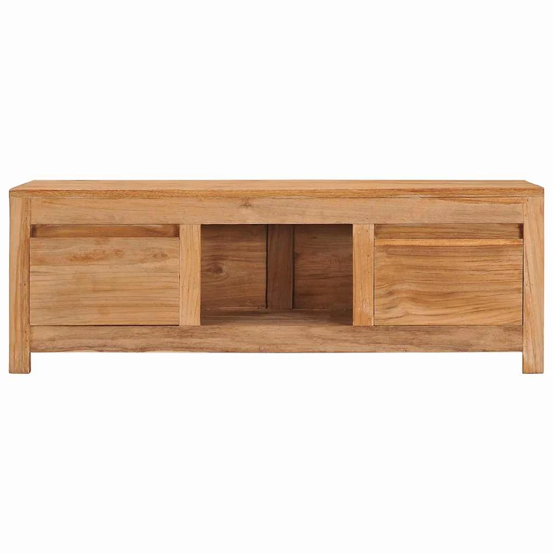 288900 vidaXL TV Cabinet 100x30x35 cm Solid Teak Wood