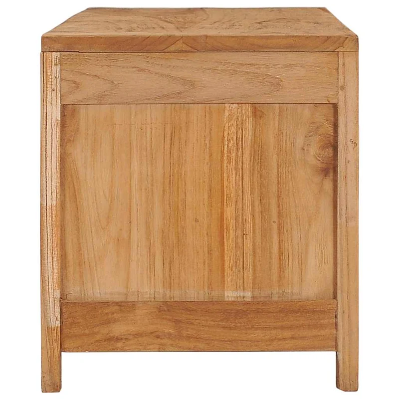 288900 vidaXL TV Cabinet 100x30x35 cm Solid Teak Wood