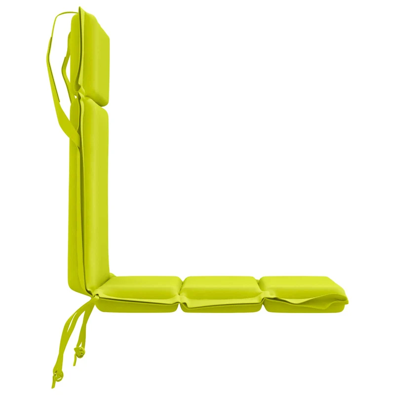 Low Back Chair Cushion GEMERT 6 pcs 100% Polyester Bright Green