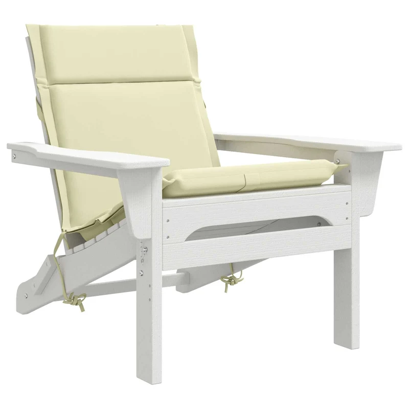 Low Back Chair Cushion GEMERT 6 pcs 100% Polyester Cream
