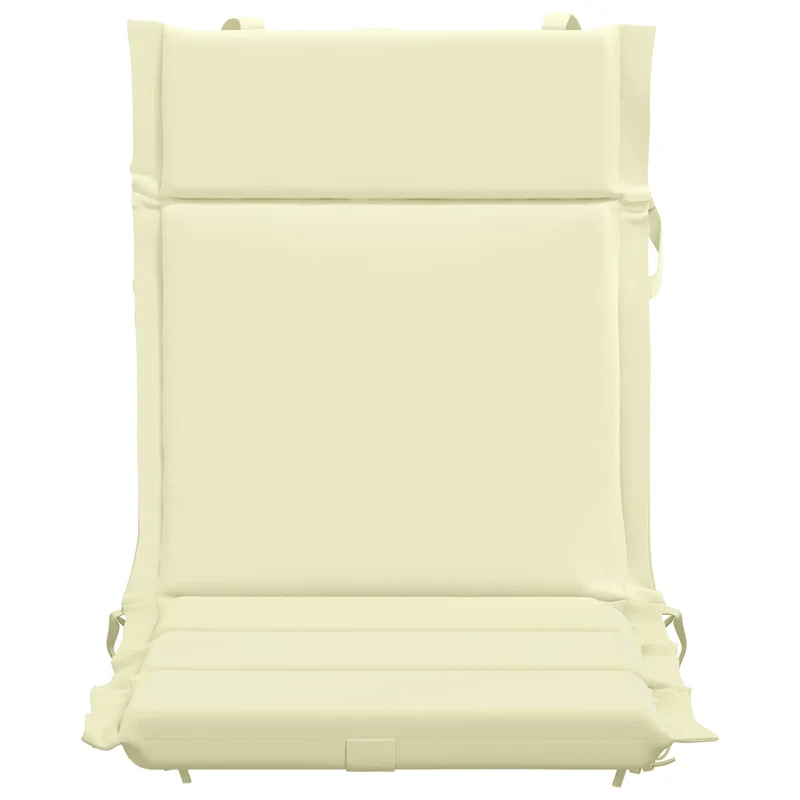 Low Back Chair Cushion GEMERT 6 pcs 100% Polyester Cream