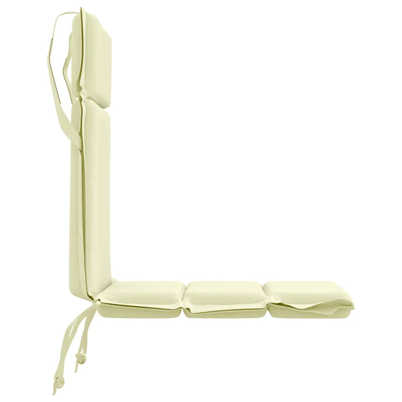 Low Back Chair Cushion GEMERT 6 pcs 100% Polyester Cream