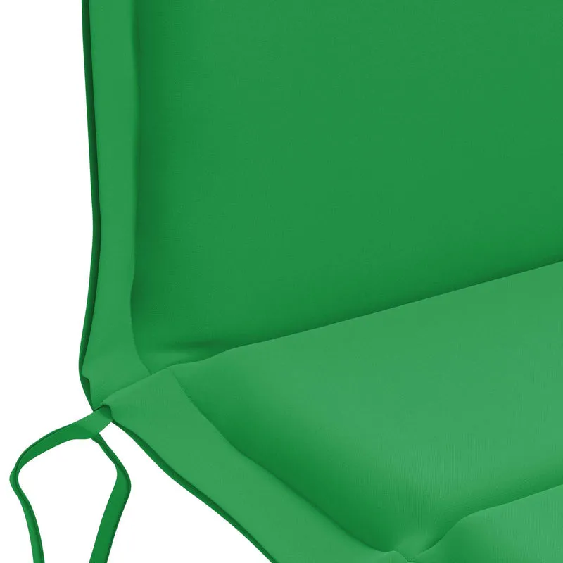 Low Back Chair Cushion GEMERT 6 pcs 100% Polyester Green