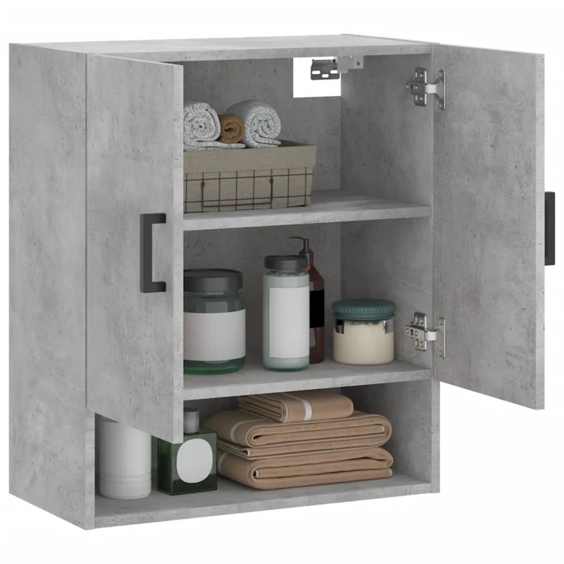 Wall Cabinet Concrete Grey 60x31x70 cm Engineered Wood